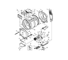 Maytag MEDB835DW1 bulkhead parts diagram