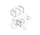 Maytag MEDB835DW1 door parts diagram