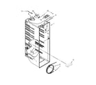Maytag MSF25D4MDE02 refrigerator liner parts diagram