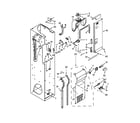 KitchenAid KSSC36QTS08 freezer liner and air flow parts diagram