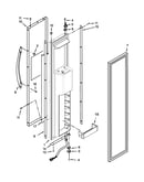 Freezer door parts