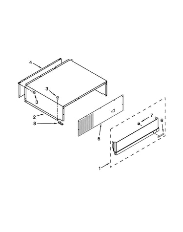 Top grille and unit cover parts