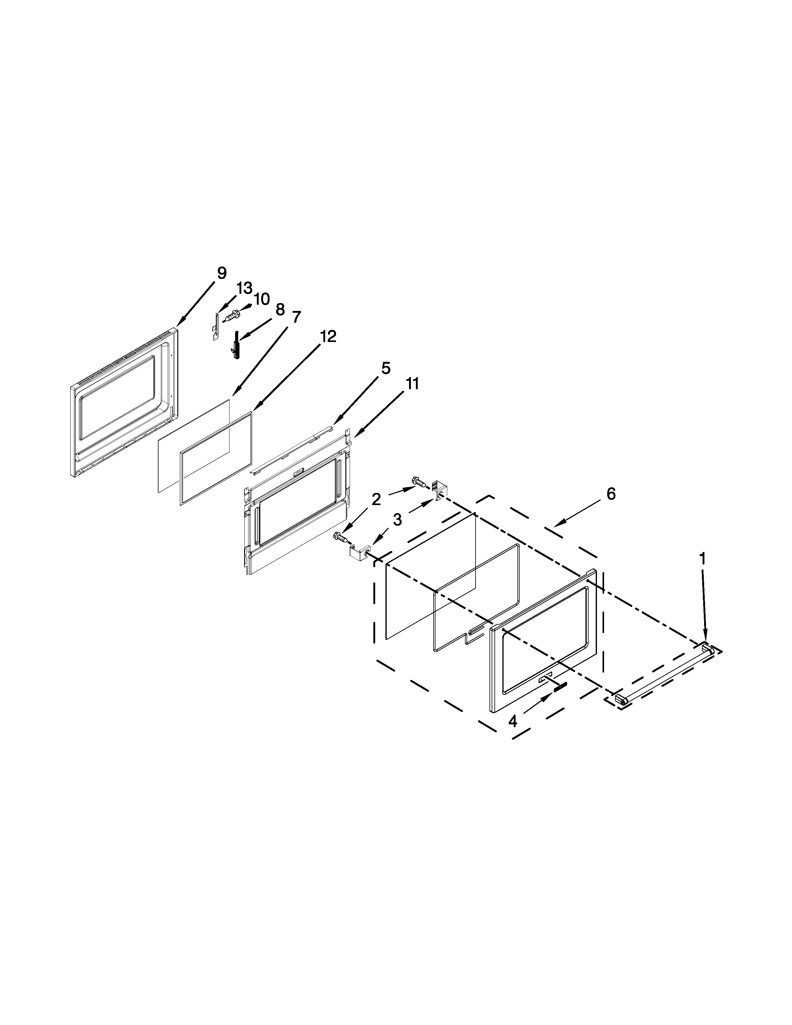 Lower door parts