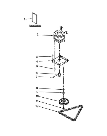 Motor and drive parts