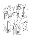 Freezer liner and air flow parts