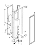Freezer door parts