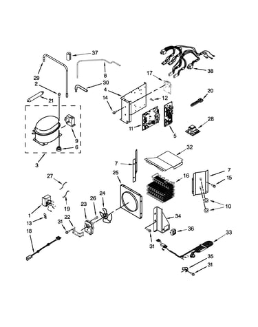Upper unit parts