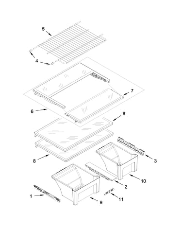 Shelf parts