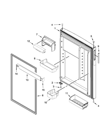 Bottom door parts