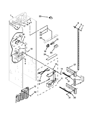 Refrigerator liner parts