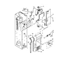 KitchenAid KBSD502ESS00 freezer liner and air flow parts diagram