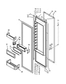 Refrigerator door parts