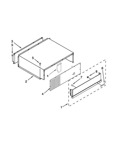 Top grille and unit cover parts