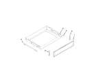 Maytag MER8650ES0 drawer parts diagram
