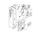 KitchenAid KBSN602EPA00 freezer liner and air flow parts diagram