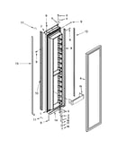 Freezer door parts