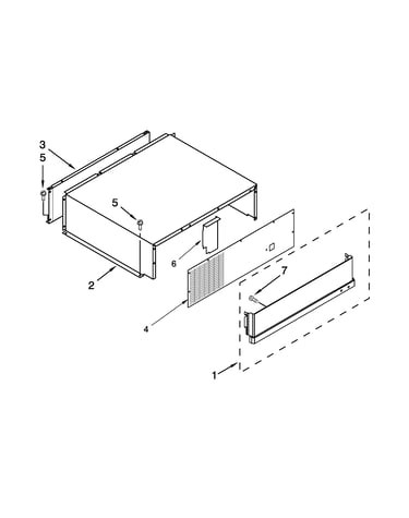 Top grille and unit cover parts