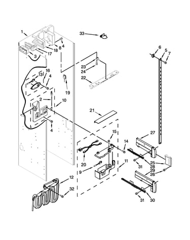 Refrigerator liner parts