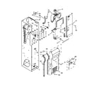KitchenAid KBSD602ESS00 freezer liner and air flow parts diagram