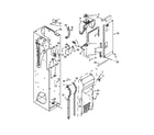 KitchenAid KBSD606ESS00 freezer liner and air flow parts diagram