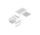 KitchenAid KBSD606ESS00 freezer shelf parts diagram