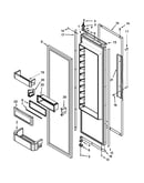 Refrigerator door parts
