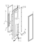 Freezer door parts