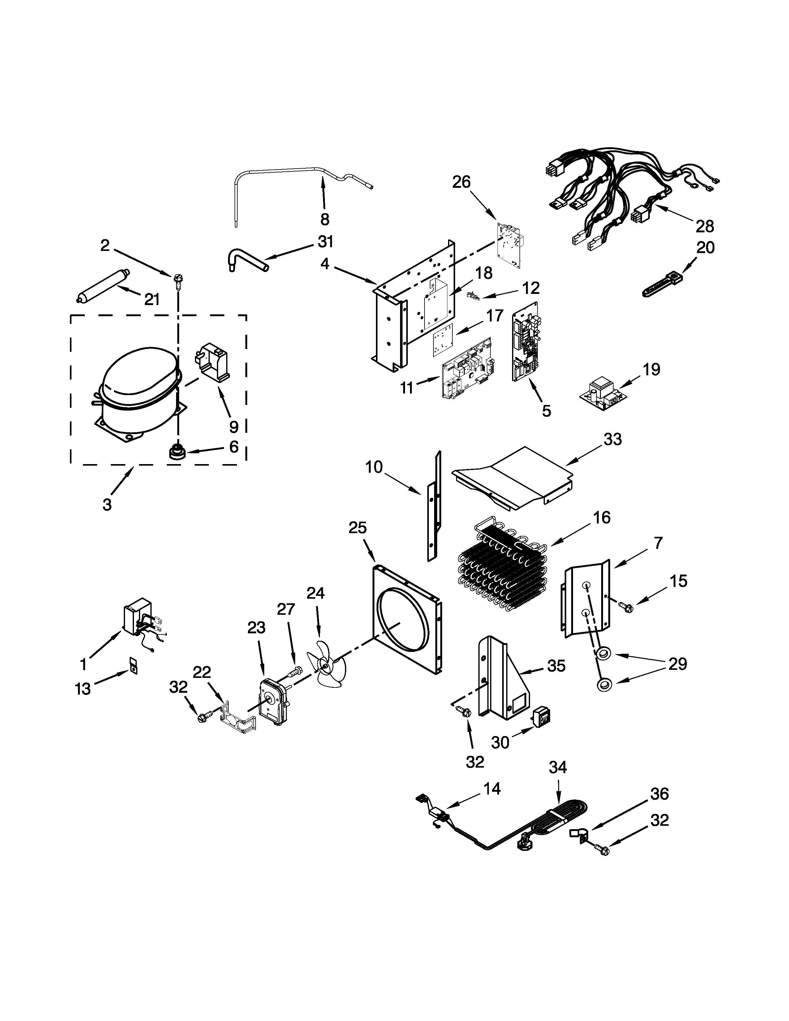 Upper unit parts