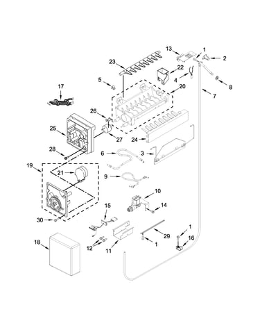 Ice maker parts
