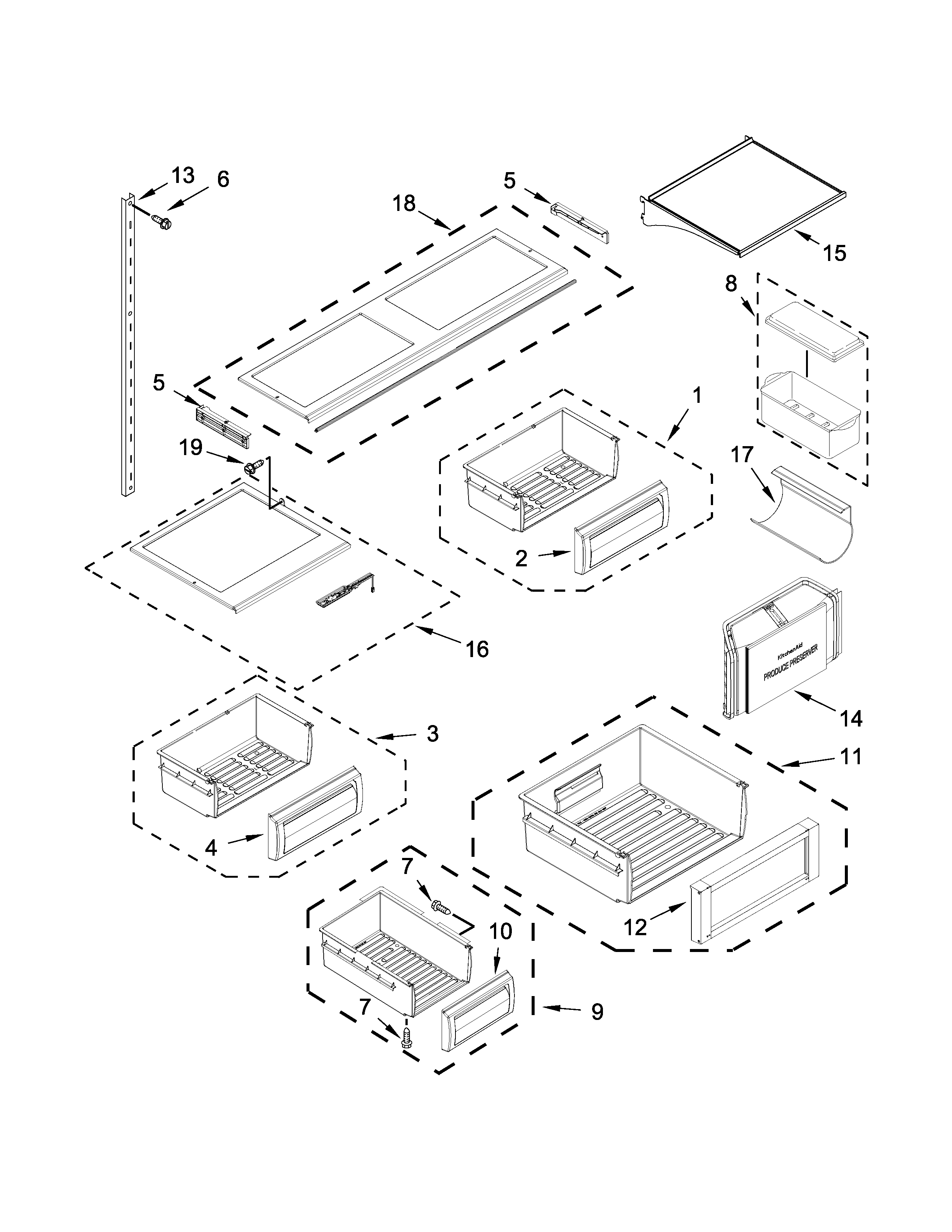 SHELF PARTS