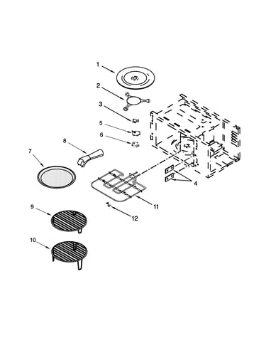 Internal microwave parts