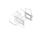 Jenn-Air JMW2427DS00 microwave door parts diagram