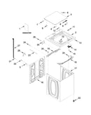 Top and cabinet parts