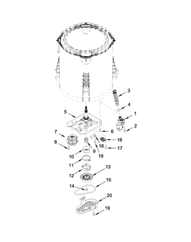 Gearcase, motor and pump parts