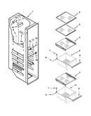 Freezer liner parts
