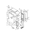 KitchenAid KUIX505ESS1 cabinet, door and liner parts diagram