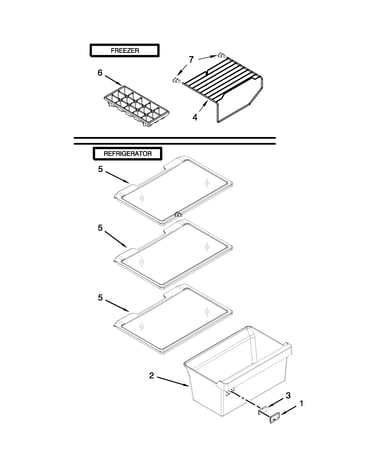 Shelf parts