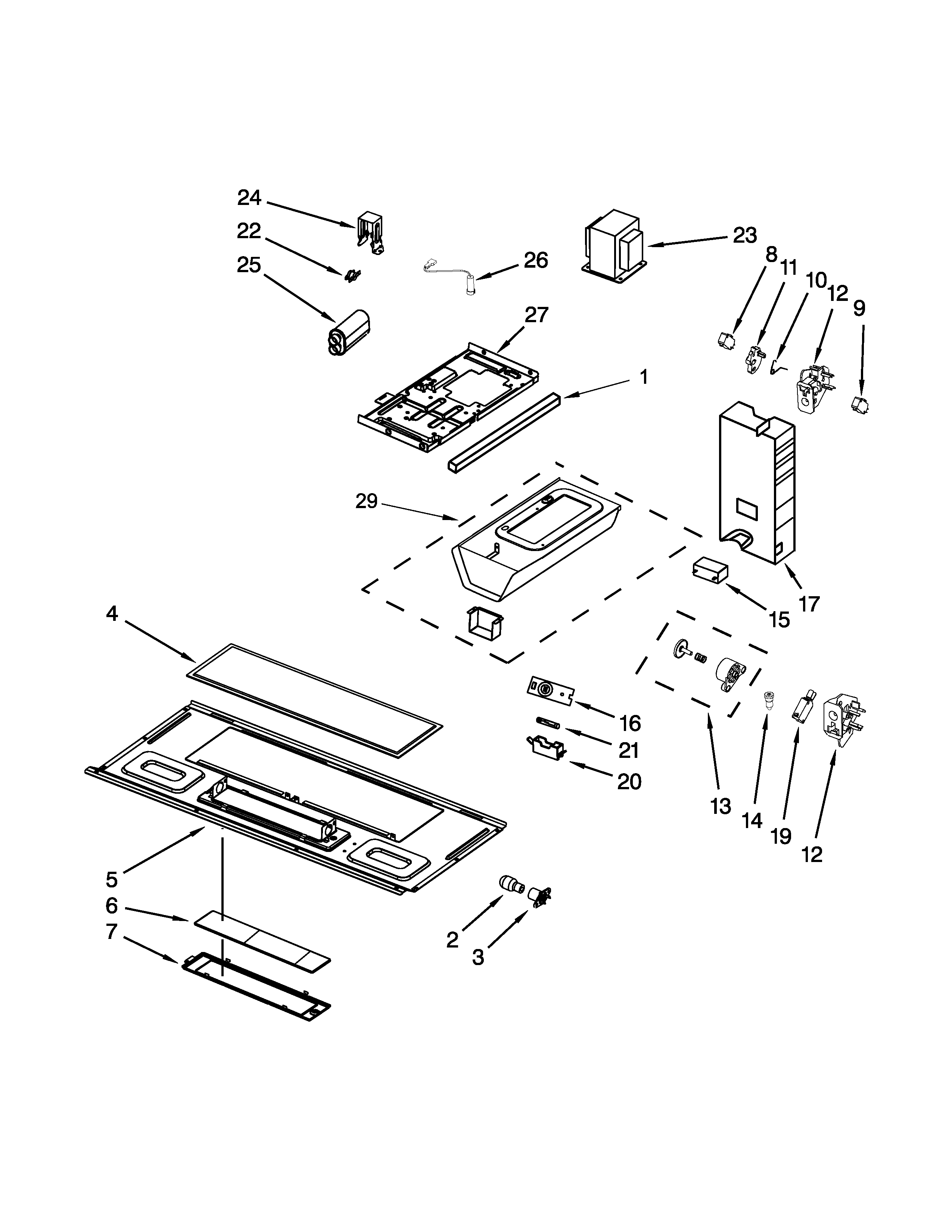 Interior and ventilation parts
