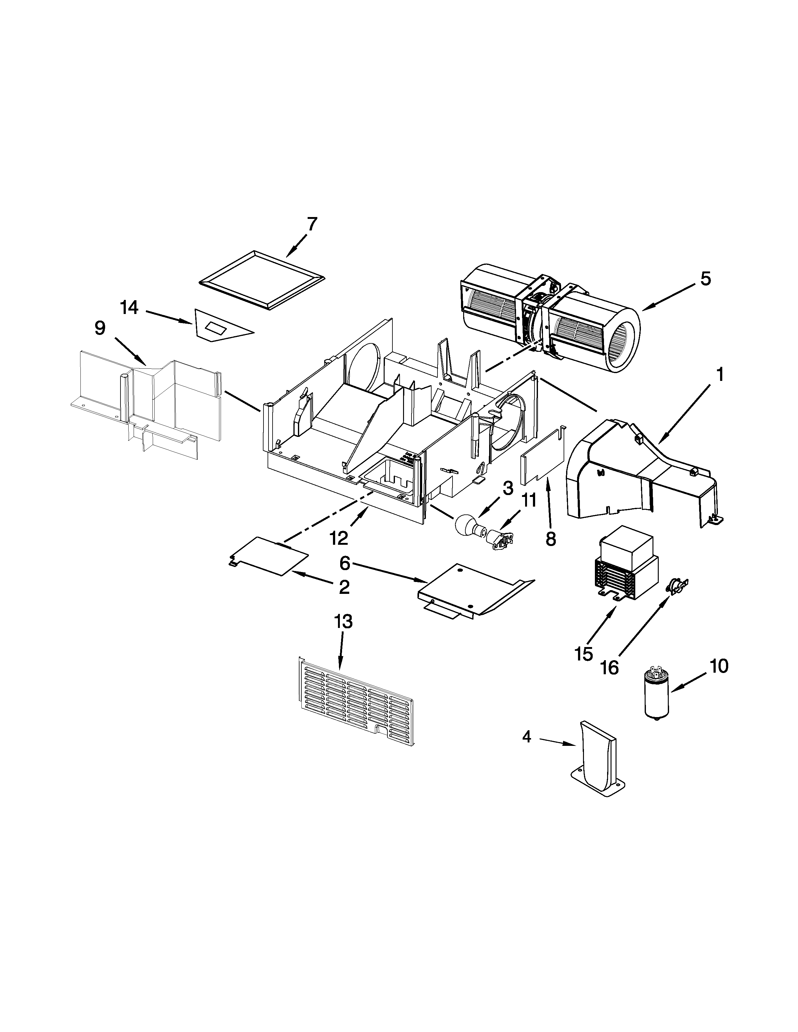 Air flow parts