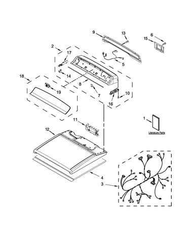 Top and console parts