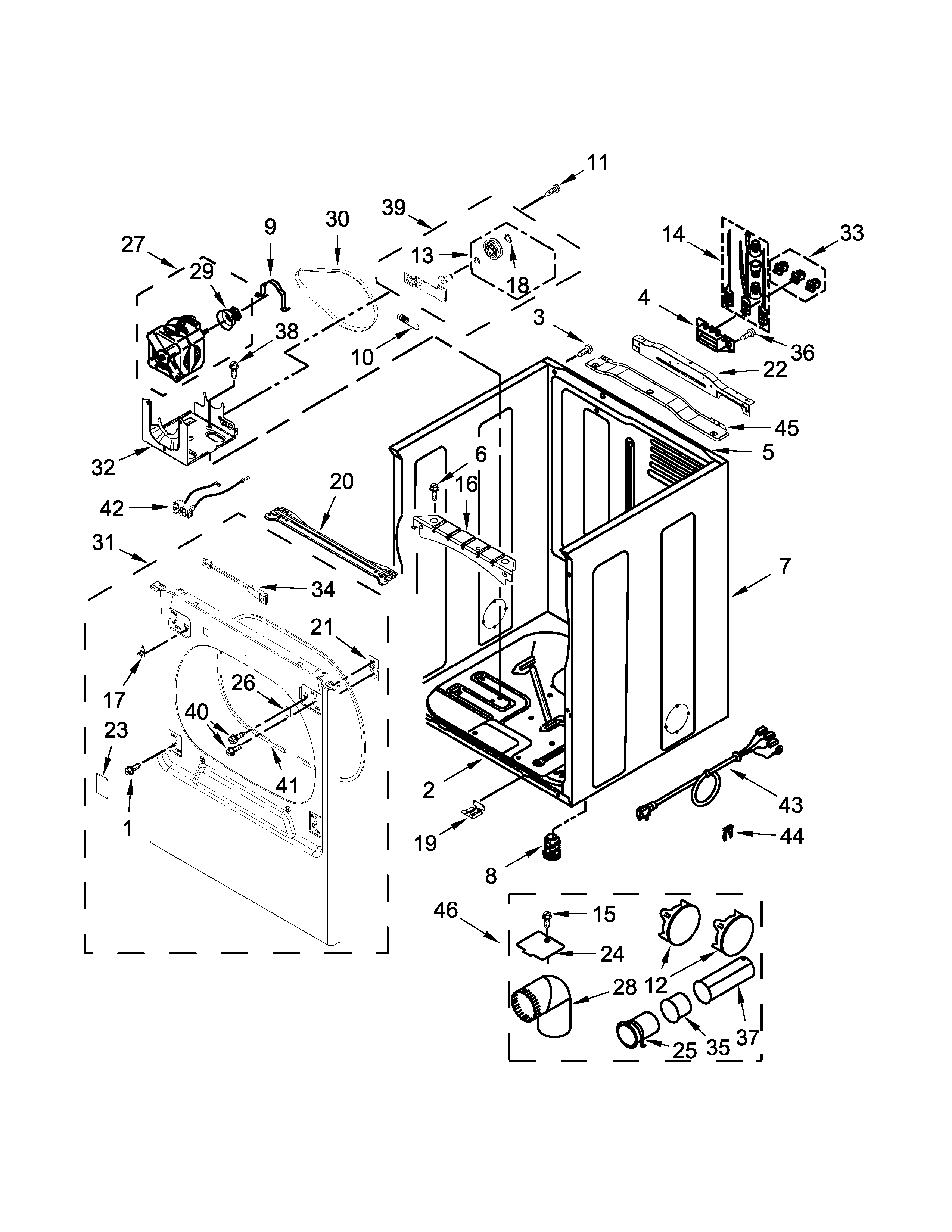 CABINET PARTS