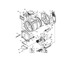 Whirlpool YWED8500DW0 bulkhead parts diagram