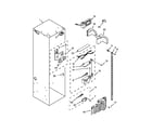 KitchenAid KBSD608EBS00 refrigerator liner parts diagram