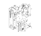 KitchenAid KBSD608EBS00 freezer liner and air flow parts diagram