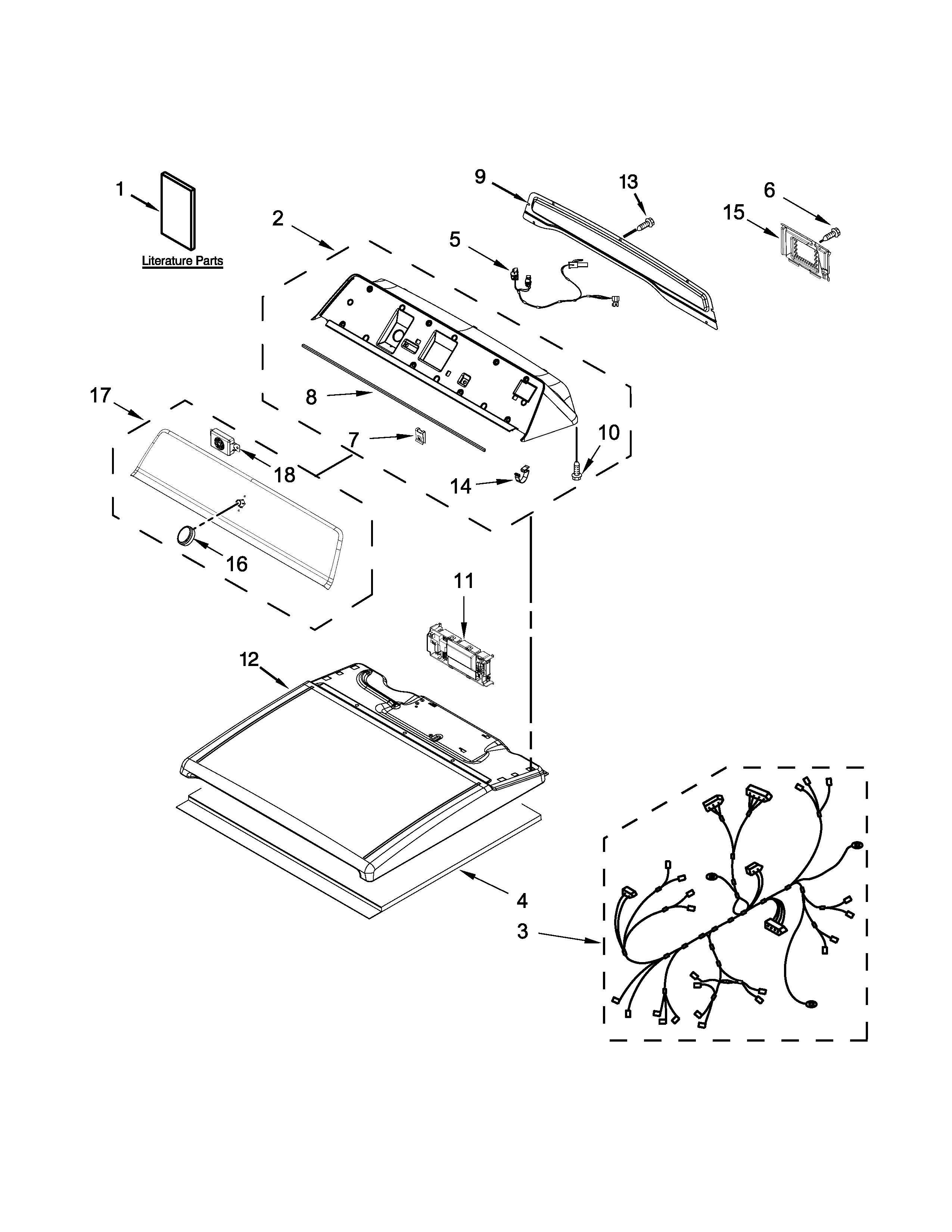 TOP AND CONSOLE PARTS