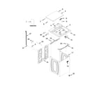 Maytag MVWC415EW1 top and cabinet parts diagram