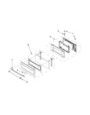 Microwave door parts