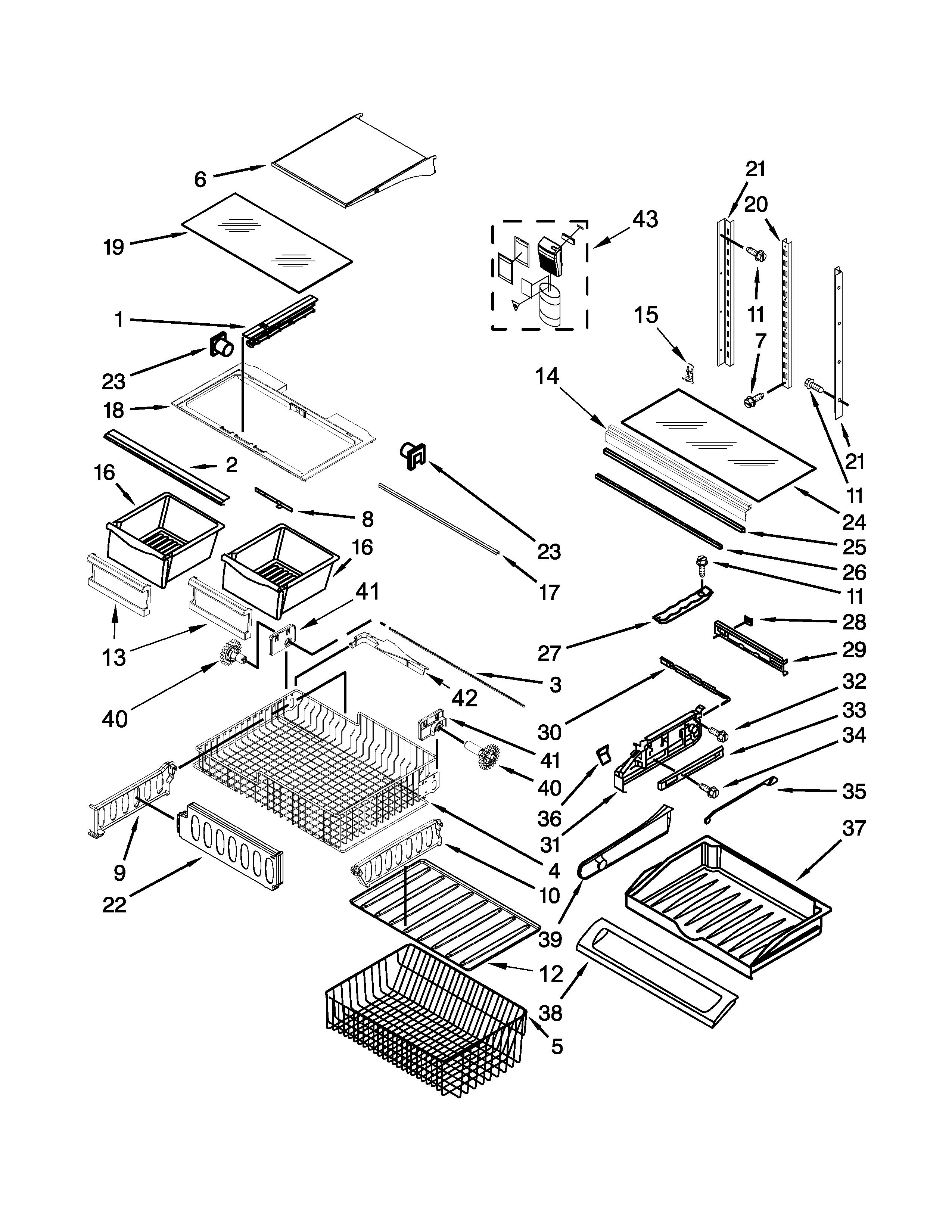 SHELF PARTS