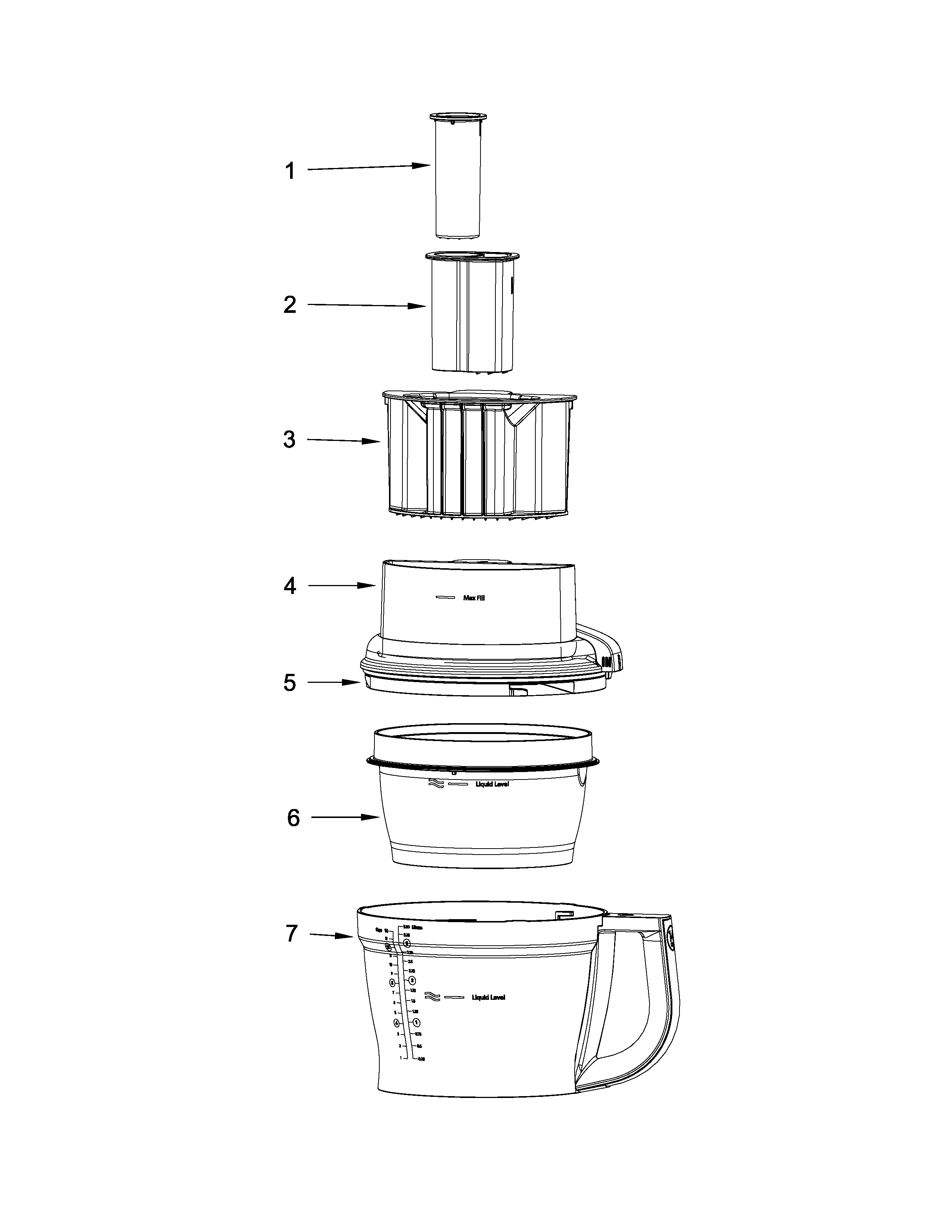 Bowl and lid parts