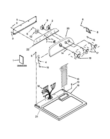 Top and console parts